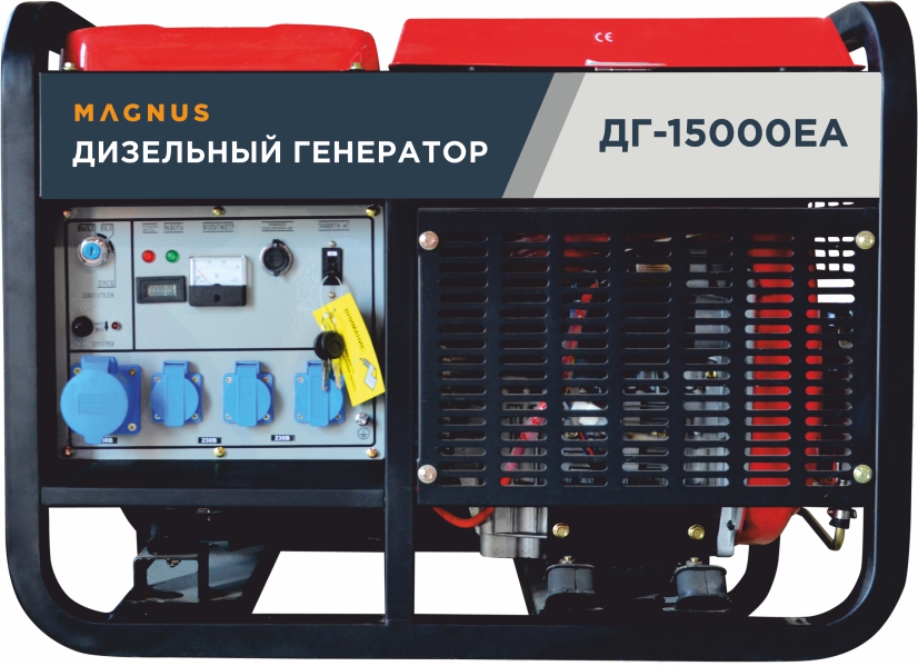 Генератор дизельный Magnus ДГ15000EA с возм.подкл.ATS в Грозном